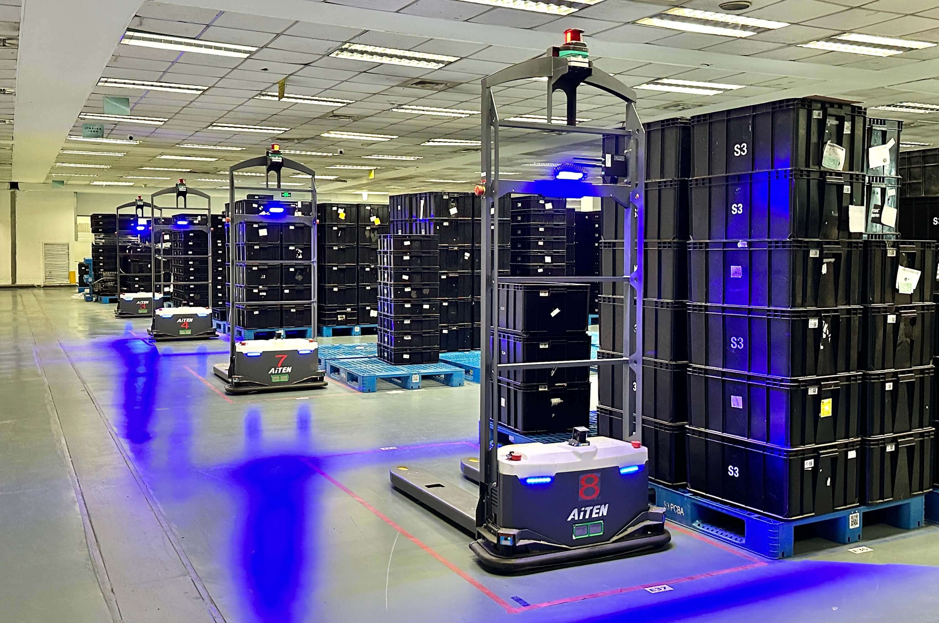 以自动化解决内部物流难题